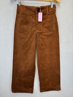 NWT Simply Southern Women’s Brown Corduroy Pants Size Small Boho Spring Preppy